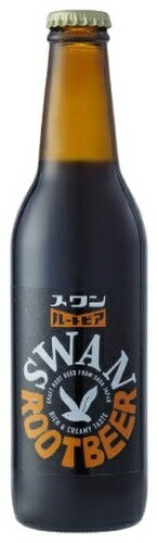 友桝飲料 スワン ルートビア 315ml 瓶 24本入 ノンアルコール SWAN ROOTBEER