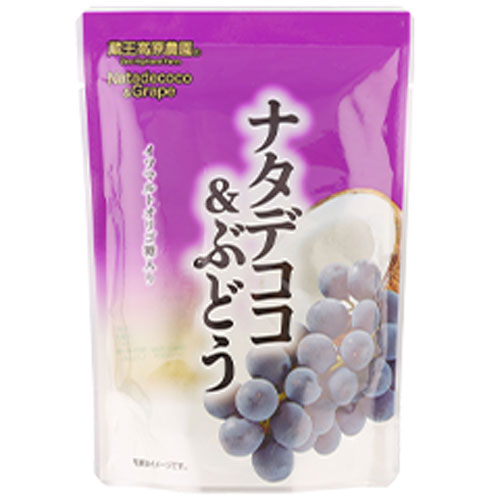 和歌山産業 蔵王高原農園 ナタデココ&ぶどう 20袋入(10袋入×2まとめ買い) 〔スイーツ・菓子〕