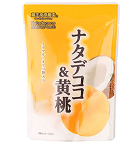 和歌山産業 蔵王高原農園 ナタデココ&黄桃 180g 20袋入(10袋入×2まとめ買い) 〔スイーツ・菓子〕