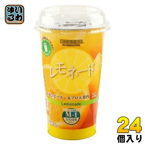和歌山産業 蔵王高原農園 レモネード 225g カップ 24個 (12個入×2 まとめ買い)