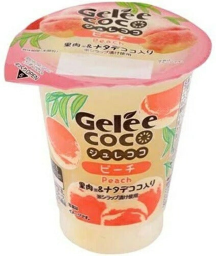 和歌山産業 蔵王高原農園 ジュレココ ピーチ 160g カップ 36個 (12個入×3 まとめ買い)