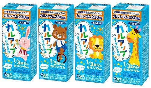 エルビー カルアップ 200ml 紙パック 48本 (24本入×2 まとめ買い) 栄養機能食品 カルシウム
