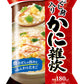 アマノフーズ フリーズドライ ほぐし身入りかに雑炊 12食 (4食入×3 まとめ買い)