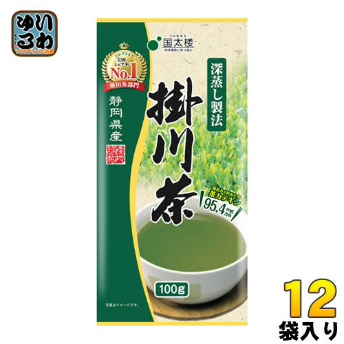 国太楼 深蒸し掛川茶 100g 12袋入り 〔お茶〕