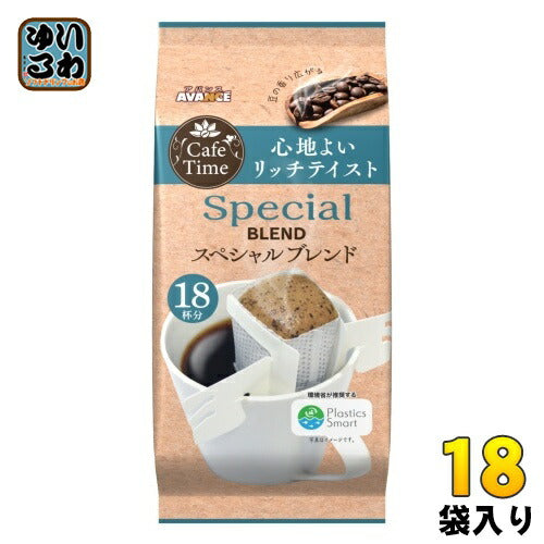 国太楼 アバンス Caf  Timeスペシャルブレンド 18杯×6袋入×3 まとめ買い 珈琲 ドリップコーヒー