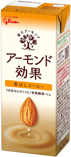 グリコ アーモンド効果 香ばしコーヒー 200ml 紙パック 48本 (24本入×2 まとめ買い)