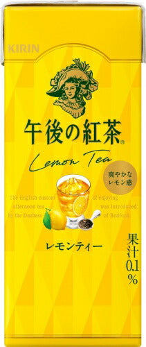 キリン 午後の紅茶 レモンティー 250ml スリム紙パック 96本 (24本入×4まとめ買い) 紅茶飲料 午後ティー