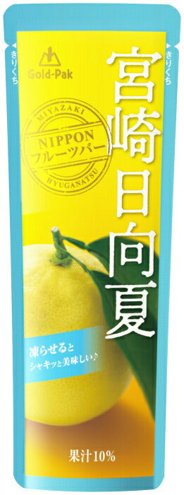 ゴールドパック 宮崎日向夏 80g パウチ 40本 (20本入×2 まとめ買い) 果汁飲料 冷凍可能 期間限定