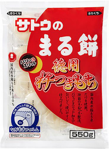 サトウ食品 サトウのまる餅 徳用杵つきもち 550g 12個入 〔丸餅 サトウの切り餅 佐藤の切り餅 おもち お餅 〕