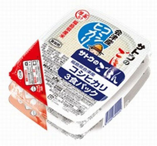 サトウ食品 サトウのごはん 福島県会津産コシヒカリ 200g 3食パック×12個入