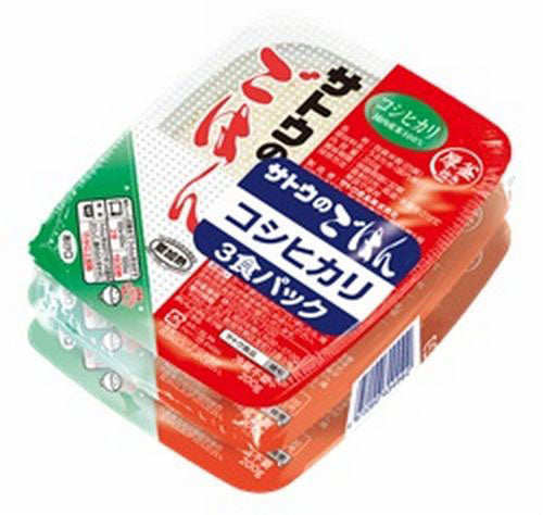 サトウ食品 サトウのごはん コシヒカリ 200g 3食パック×12個入