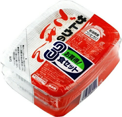 サトウ食品 サトウのごはん 新潟県産コシヒカリ 200gパック 3食セット×24個入 (12個入×2 まとめ買い) 非常食 レトルト インスタント ご飯
