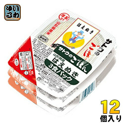 サトウ食品 サトウのごはん 山形県産はえぬき 200g 3食パック×12個入