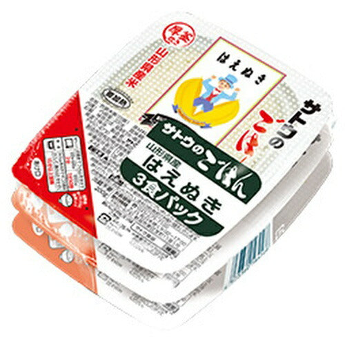 サトウ食品 サトウのごはん 山形県産はえぬき 200g 3食パック×12個入