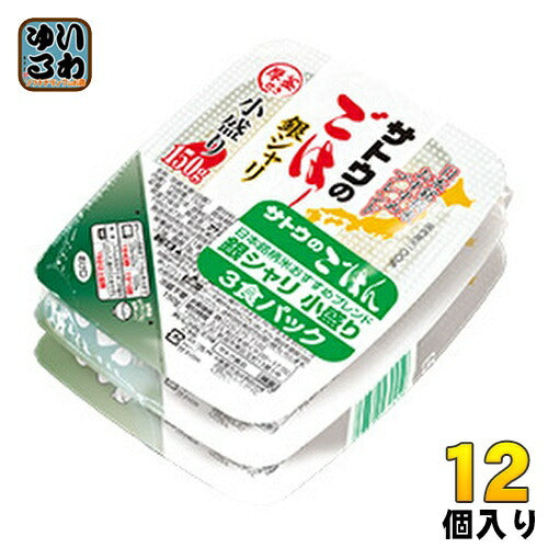 サトウ食品 サトウのごはん銀シャリ 小盛り 3食パック×12個入