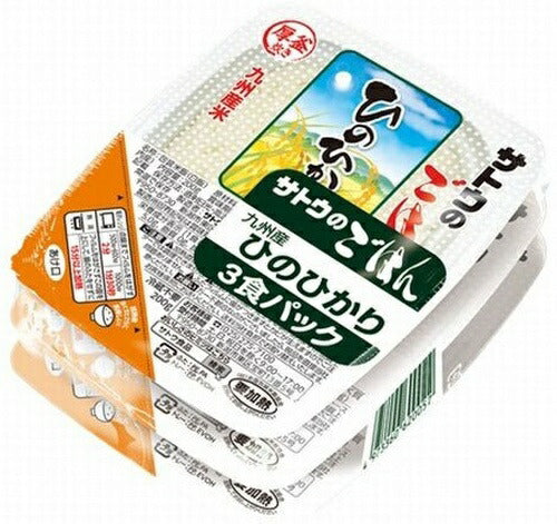 サトウ食品 サトウのごはん 九州産ひのひかり 200g 3食パック×24個 (12個入×2 まとめ買い) 非常食 レトルト インスタント ご飯
