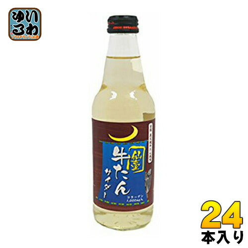 トレボン食品 牛たんサイダー 340ml 瓶 24本入 〔炭酸飲料〕