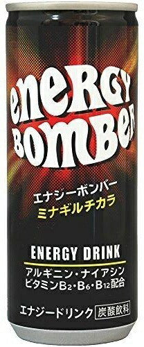 アシード エナジーボンバー 250ml 缶 30本入  エナジードリンク 甘さひかえめ タンサン