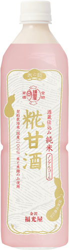 福光屋 酒蔵仕込み 純米 糀甘酒 950g ペットボトル 12本 (6本入×2 まとめ買い) 〔甘酒〕