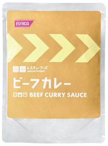 ホリカフーズ レスキューフーズ ビーフカレー 180g袋 24個入×5まとめ買い 〔非常食  レトルトカレー 調理不要 長期保存食 防災食〕