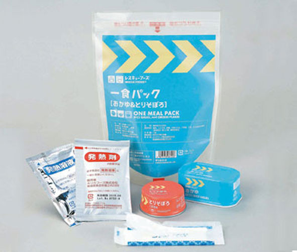 ホリカフーズ レスキューフーズ 一食パック おかゆ＆とりそぼろ 12個入×5まとめ買い 〔非常食 災害食 調理不要 長期保存食 防災食〕