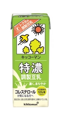 【送料無料】 キッコーマン 特濃調製豆乳 200ml×1ケース/18本