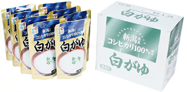 ヒカリ食品 こしひかり100％ 白がゆ 250g 48袋 (24袋入×2 まとめ買い) 〔お粥 かゆ 白粥 コシヒカリ 非常食 保存食〕