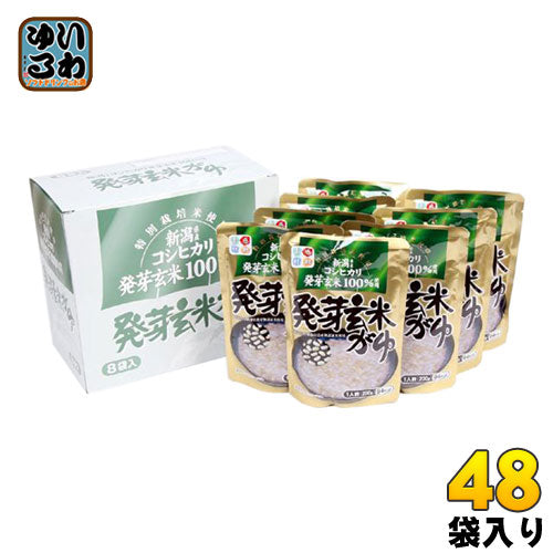 ヒカリ食品 こしひかり 発芽玄米がゆ 200g 48袋 (24袋入×2 まとめ買い) 〔粥 お粥 玄米粥 コシヒカリ 保存食 非常食〕