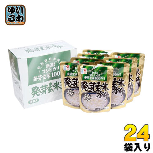 ヒカリ食品 こしひかり 発芽玄米がゆ 200g 24袋入 〔粥 お粥 玄米粥 コシヒカリ 保存食 非常食〕