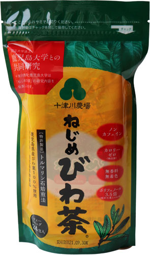 十津川農場 ねじめびわ茶 ティーバッグ 2g×24バック 5袋 (1袋入×5 まとめ買い)