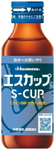 久光製薬 エスカップ 100ml 瓶 48本入 栄養ドリンク 指定医薬部外品 栄養補給 滋養強壮 S-CUP