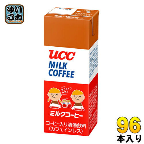 UCC  ミルクコーヒー 200ml 紙パック 96本 (24本入×4 まとめ買い) 〔コーヒー〕