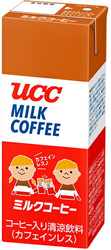UCC  ミルクコーヒー 200ml 紙パック 96本 (24本入×4 まとめ買い) 〔コーヒー〕