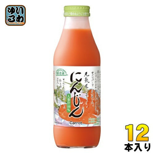 マルカイ 順造選 にんじん 500ml 瓶 12本入 野菜ジュース