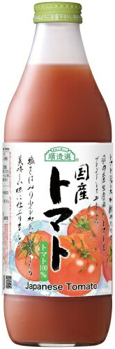 マルカイ 順造選 国産トマト 1000ml 瓶 6本入 野菜ジュース トマトジュース