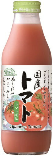 マルカイ 順造選 国産トマト 500ml 瓶 24本 (12本入×2 まとめ買い) 野菜ジュース トマトジュース