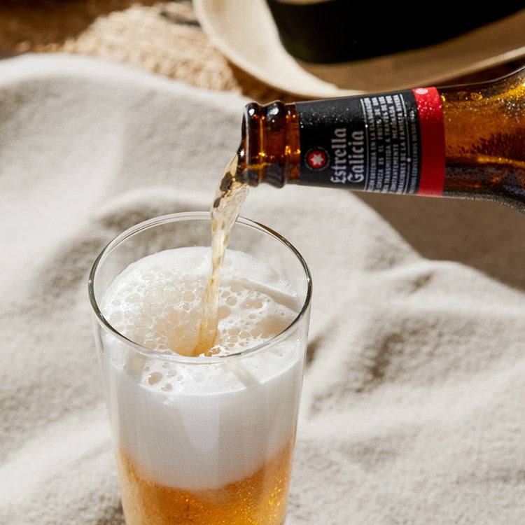 エストレーリャ・ガリシア セルベサ エスペシアル ラッピング済 ギフト エストレージャ・ガリシア Estrella Galicia スペイン ビール ラガー 330ml 1本 瓶【送料無料】