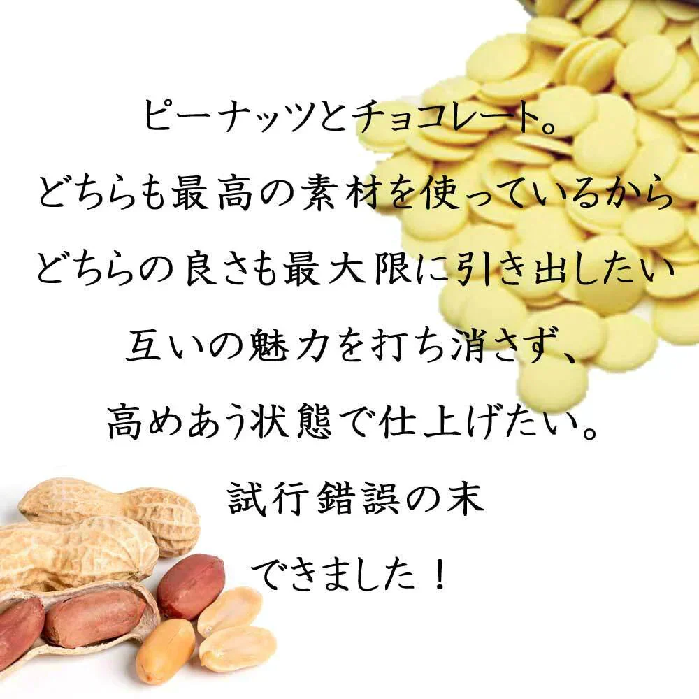 ピーナッツショコラ 塩みるく 170g お試し ベルギーミルク　千葉県産落花生