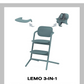 Cybex サイベックス レモチェア 3in1 ベビーチェア LEMO CHAIR おしゃれ 北欧 赤ちゃん ベビーセット 【正規品 本体 2年保証】
