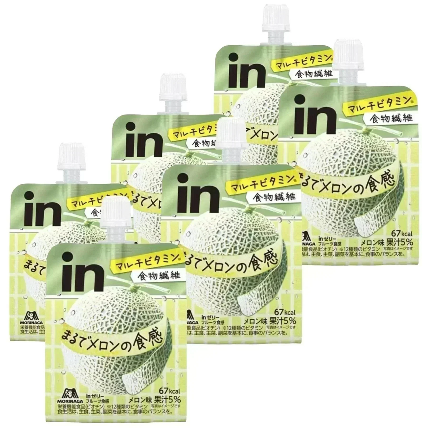 inゼリー フルーツ食感 メロン (150g×6個) 10秒チャージ【ご新規さん限定商品】