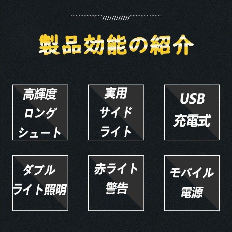 懐中電灯 ハンディライト 高輝度 USB充電式 Led テーブルランプモード 電気出力 強力 軽量小型 明るい ランタン フラッシュライト 防水 防災 地震 停電