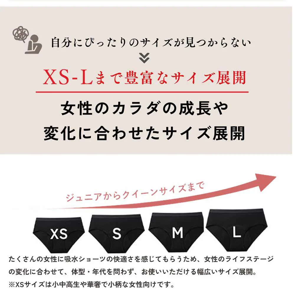 【SNS話題沸騰】＼ Lサイズ ／1枚 超熟睡ショーツ 吸水ショーツ 夜用 生理用ショーツ 日用品 高通気性ショーツ 超吸収型  吸収ショーツ 生理用ショーツ 優しい肌触り 後ろ漏れ防止 漏れない ショーツ フィット感抜群 綿素材 コットン 生理ショーツ