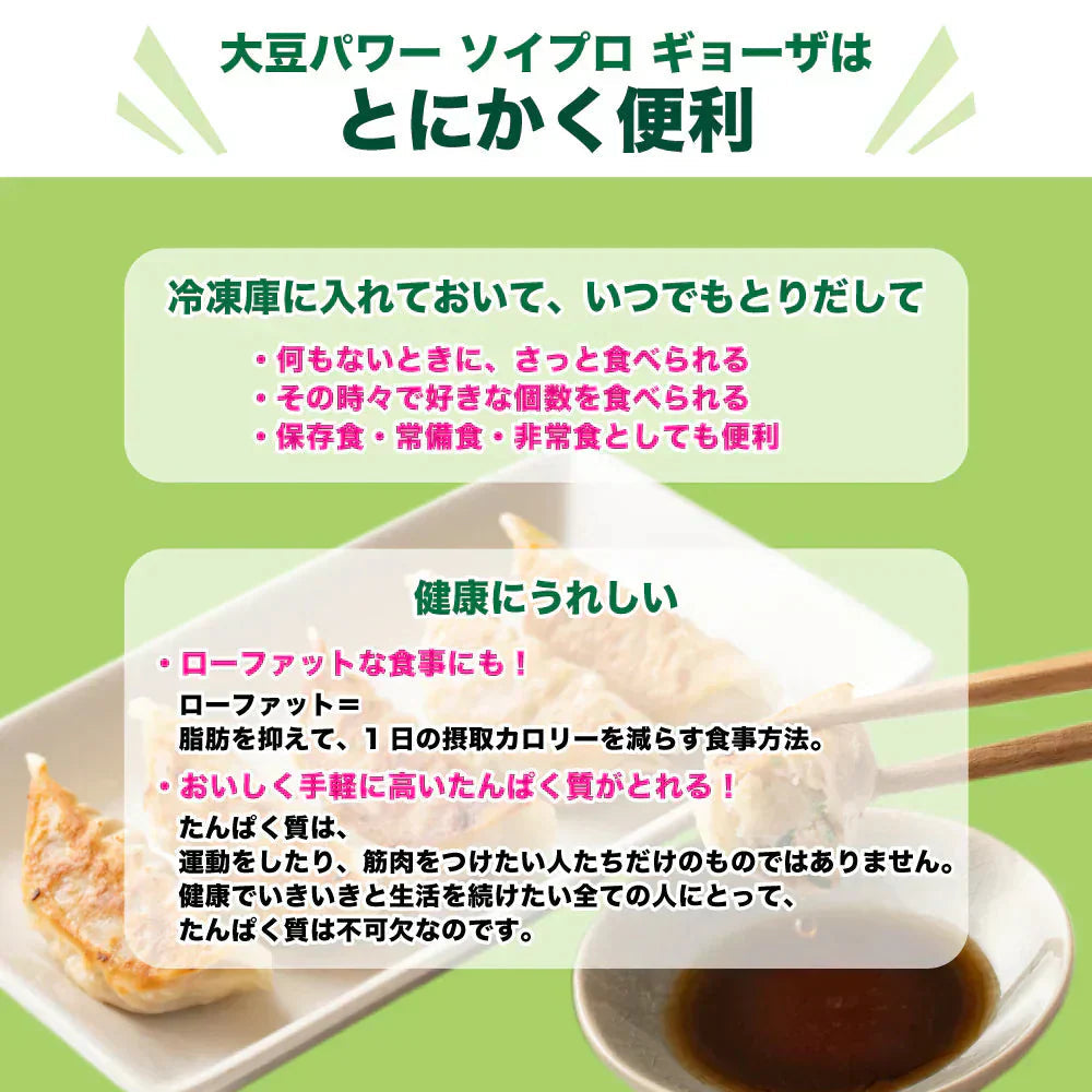 【動物性原料ゼロ】大豆ミート餃子 90個(30個入×3袋) ソイプロテイン餃子｜動物性不使用・ソイプロテイン・低脂肪・ヘルシーおかず・ビーガン対応 ギルティフリー
