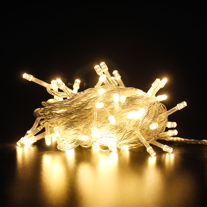豆電球 イルミネーションライト led フェアリーライト 電池式 10m LED クリスマスツリー飾り ベランダ バルコニー 室内 誕生日 結婚記念日