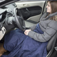 【送料無料】 車載電気毛布 「ブラック」 ブランケット ひざ掛け 毛布 車用 温度調整 ダニ退治 大判 146cm × 100cm シガーソケット 12V専用 電熱 ヒーター 暖かい あったか 防寒