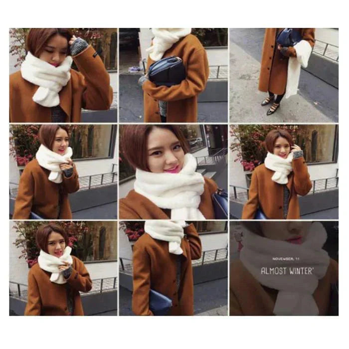 【グレー】【予約商品・発送時期は商品説明に記載】ファーマフラー フェイクファー エコファー 差し込みマフラー ふわふわ もこもこ あったかい 防寒 冬 レディース 送料無料 ふわふわの肌触りが気持ちいいあったかファーマフラー 差し込み式で簡単に巻ける