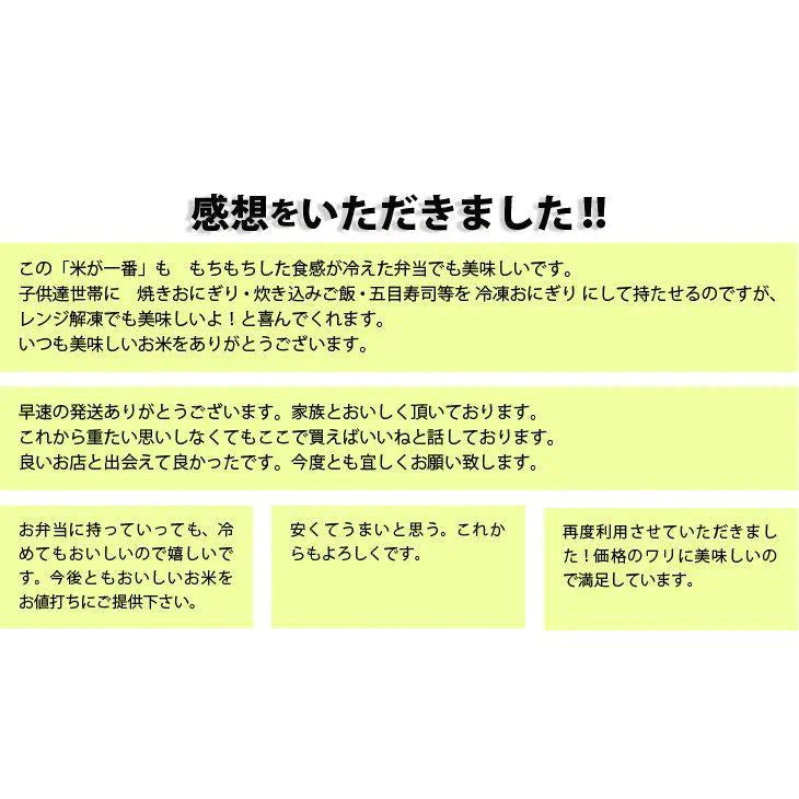 ブレンドこしひかり「米が一番」20ｋｇ