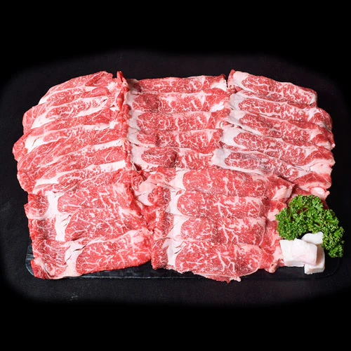 平松牧場『黒毛和牛肩ローススライス』 250g×4P 計1kg ※冷凍【産地直送!!】