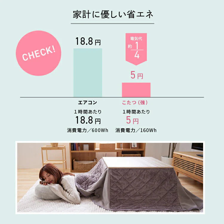 【カートアップNG】こたつ セット 2点セット 正方形 こたつテーブル こたつ布団 おしゃれ 北欧 68×68 こたつ布団 テーブル こたつ布団セット 天板リバーシブル 一人暮らし 省エネ 炬燵 コタツ コンパクト 丸洗い 洗える 正方形*ヴィンテージブラウン