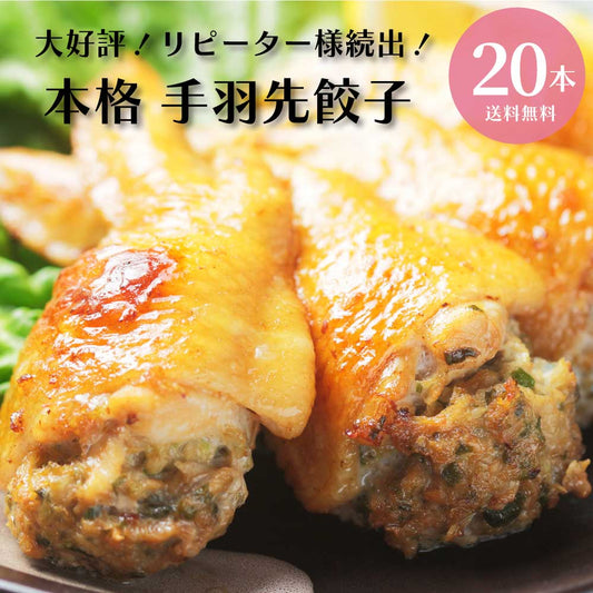 【20本】本格手羽先餃子（プレーン20本）